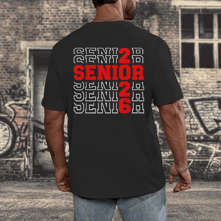Class Of 2026 Senior Back To School 2026 Graduation 2026 Men's Back Print T-Shirt