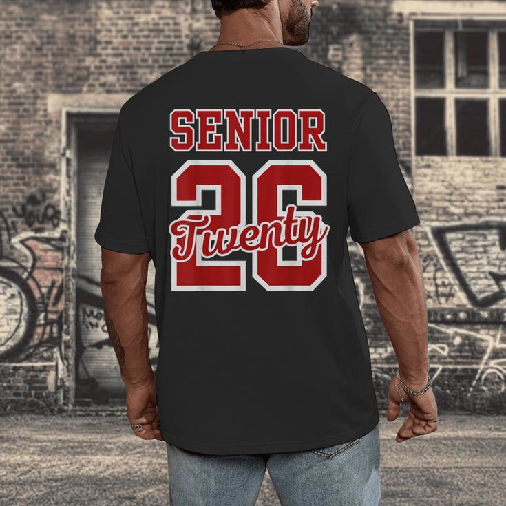Class Of 2026 Senior 2026 Senior Twenty 26 Graduation Men Men's Back Print T-Shirt