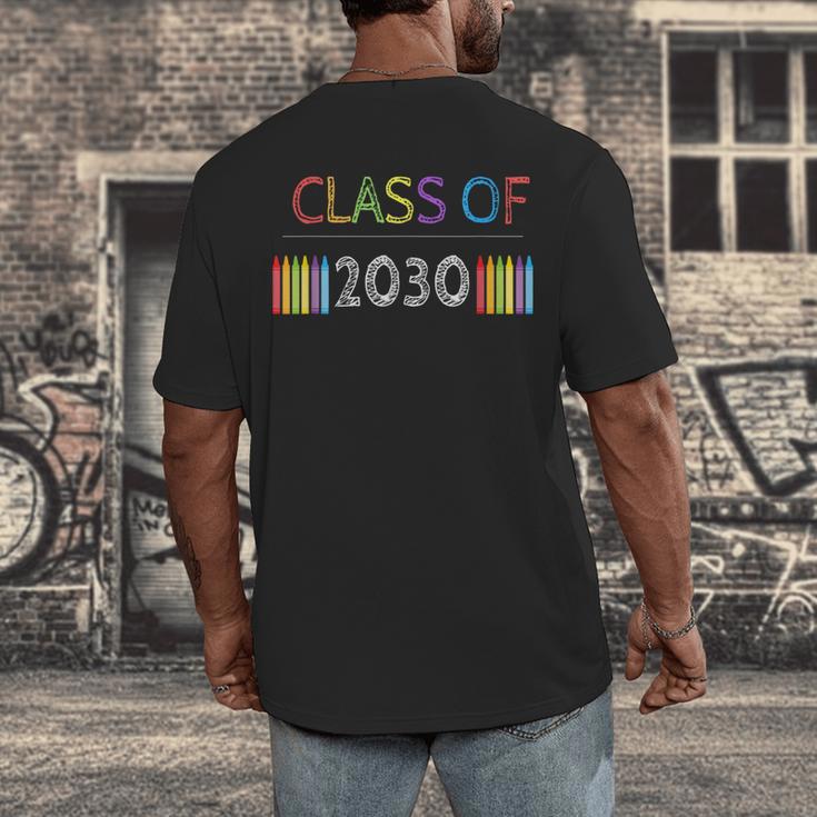 Class Of 2030 Graduation Shirt Men Women Boys Girls Cute Men's Back Print T-Shirt