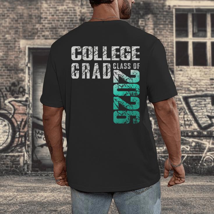 College Grad Class Of 2026 Graduation Men's Back Print T-Shirt