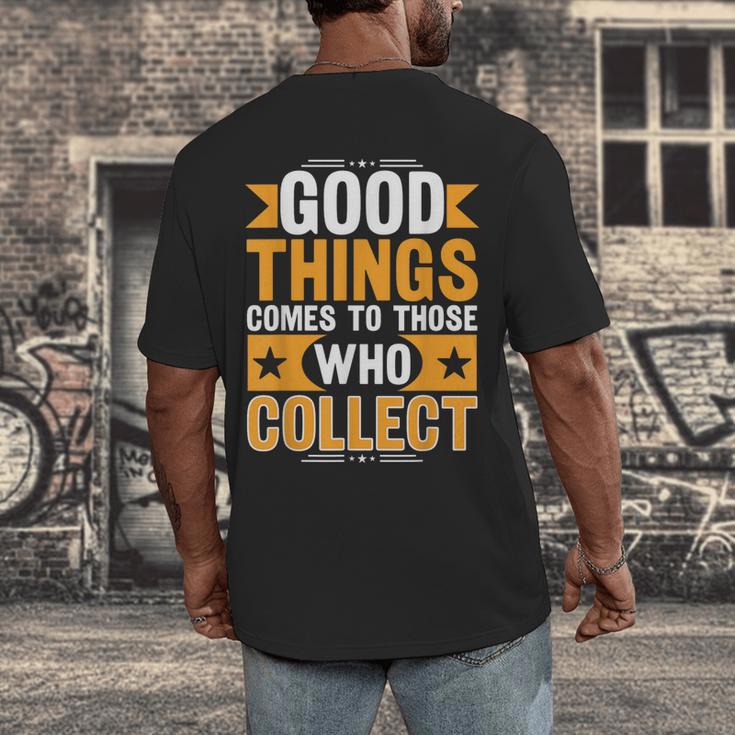 Comic Book Collector Meme Quote Men's Back Print T-Shirt Comic Book Collector Meme Quote Men's Back Print T-Shirt