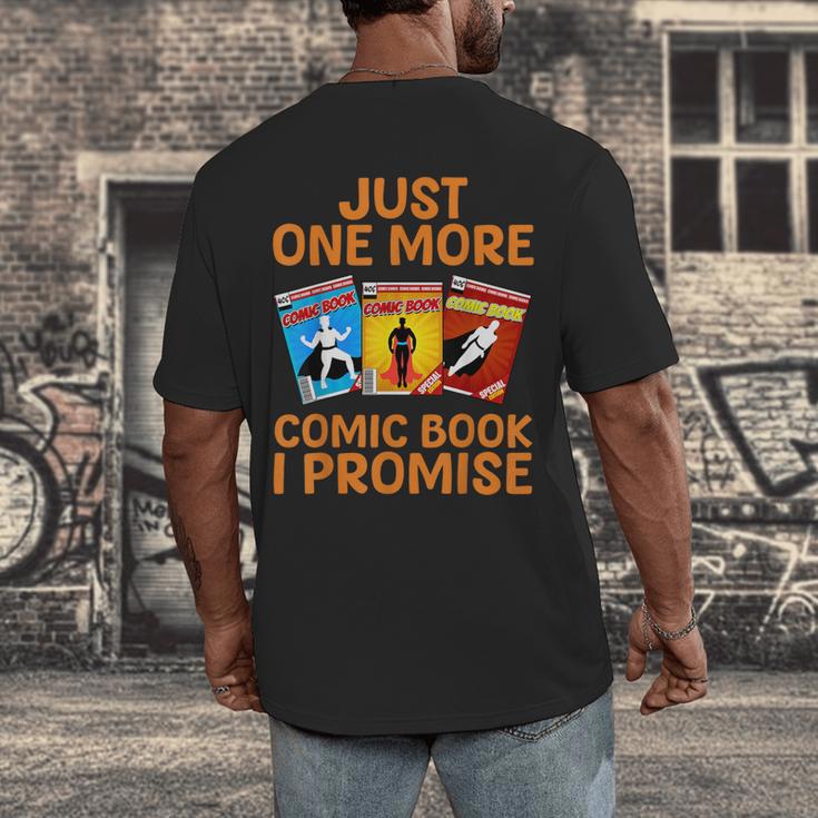 Comic Book For Men Women Comic Book Collectors Men's Back Print T-Shirt