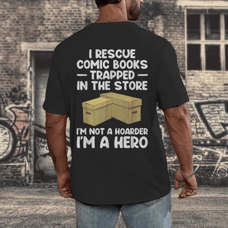 Cool Comic Book For Men Women Comic Book Collector Men's Back Print T-Shirt Cool Comic Book For Men Women Comic Book Collector Men's Back Print T-Shirt