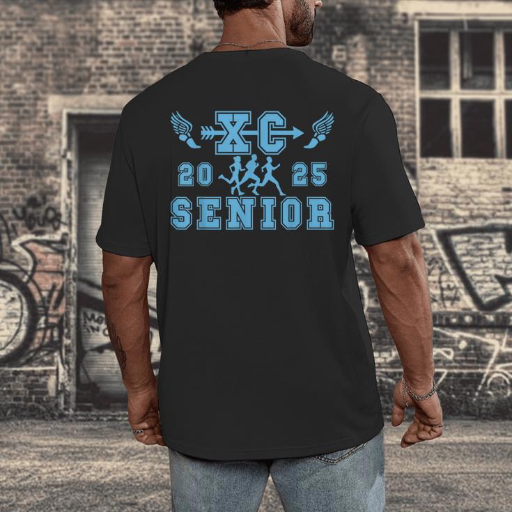 Cross Country Senior Night Senior 2025 Graduation Party 25 Men's Back Print T-Shirt