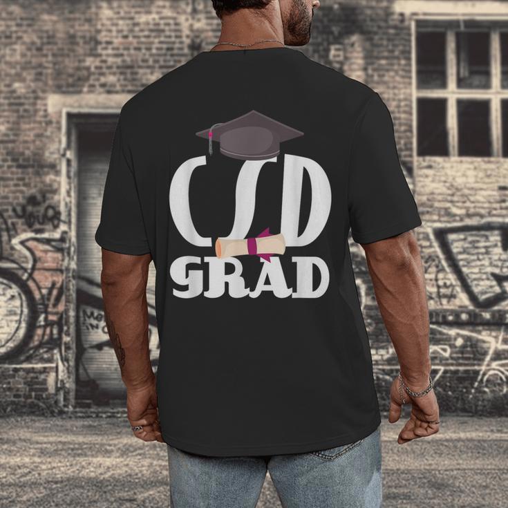 CSD Masters Graduation Men Women Son Daughter Men's Back Print T-Shirt