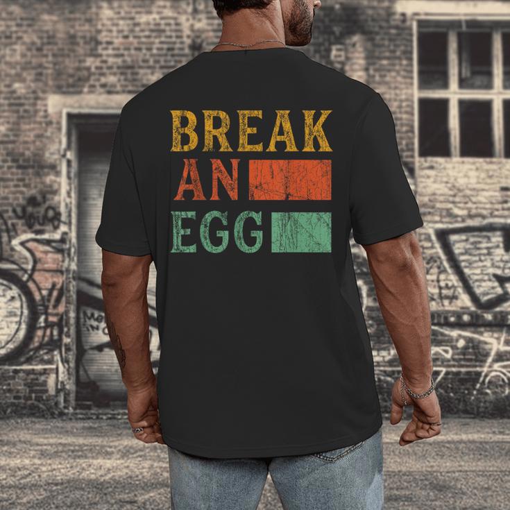 Culinary School Graduation Bake Cooking Chef Cook Men's Back Print T-Shirt