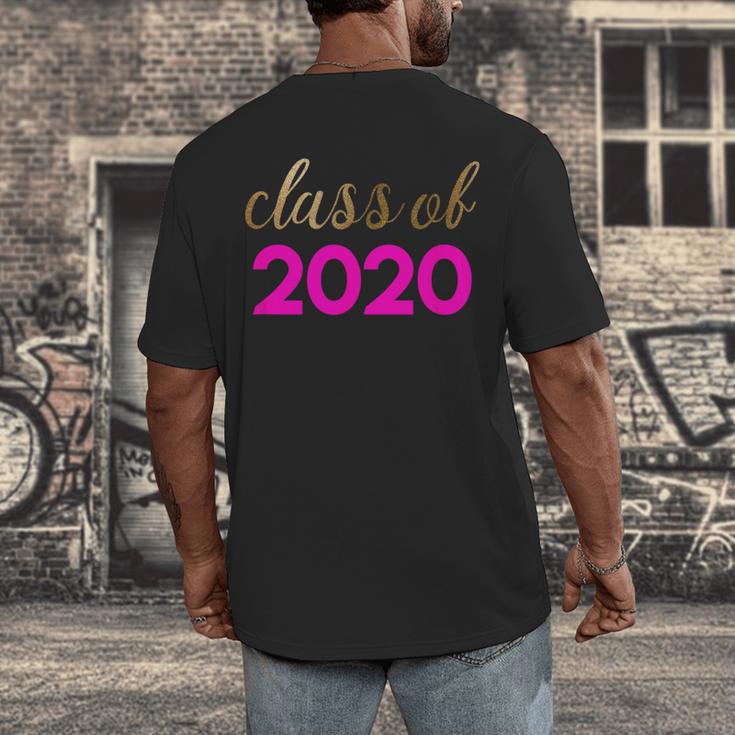 Cute Graduation Shirt Class Of 2020 Shirt Men's Back Print T-Shirt