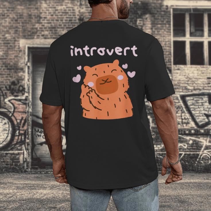 Cute Introvert Graphic Tee Men's Back Print T-Shirt Cute Introvert Graphic Tee Men's Back Print T-Shirt