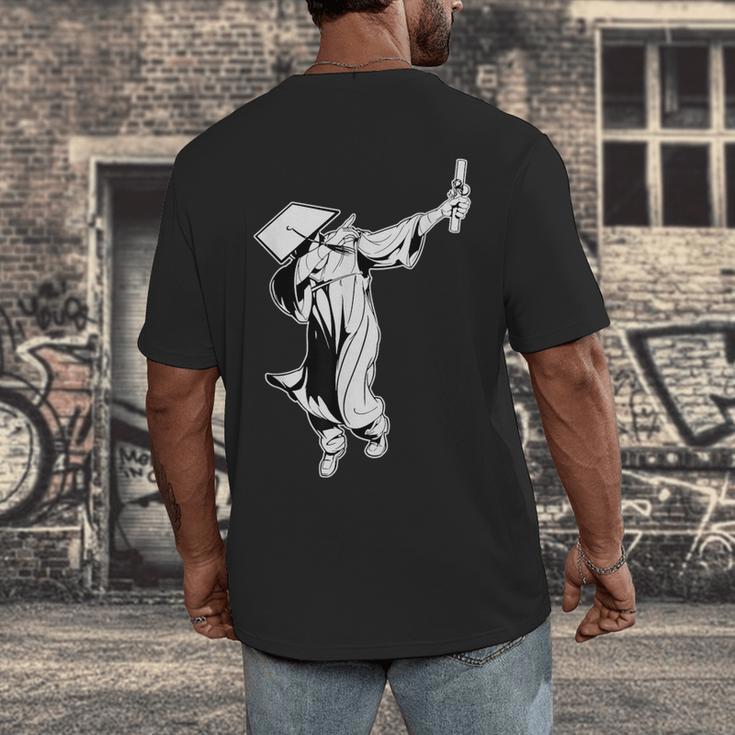 Dabbing Graduation Class Of 2025 Men Graduation Men's Back Print T-Shirt