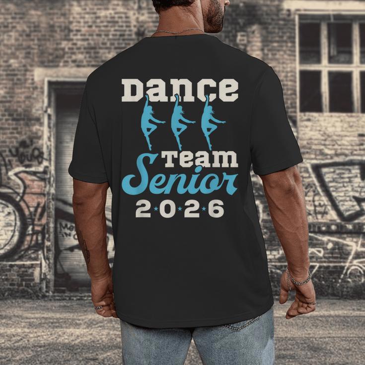 Dance Team Senior 2026 Senior Night Graduation Grad Men's Back Print T-Shirt