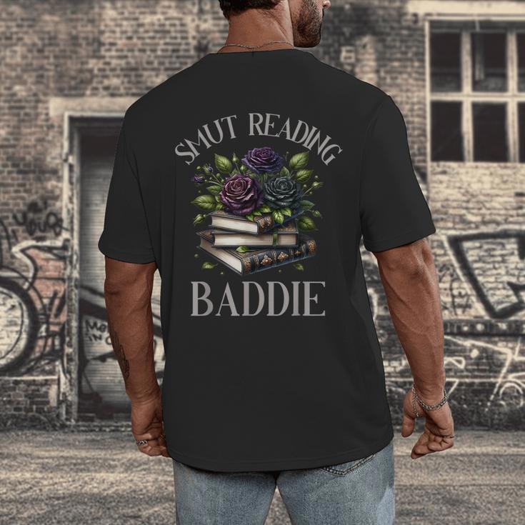 Dark Romance Reader Smutt Book Merch Spicy Books Smut Baddie Men's Back Print T-Shirt Dark Romance Reader Smutt Book Merch Spicy Books Smut Baddie Men's Back Print T-Shirt