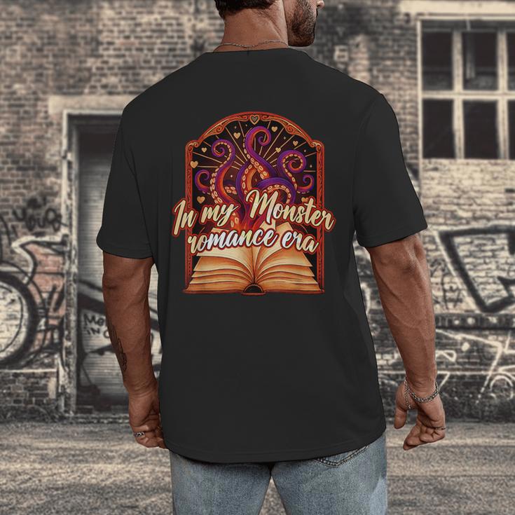 Dark Romance Smut Reader Spicy Book In My Monster Romance Men's Back Print T-Shirt Dark Romance Smut Reader Spicy Book In My Monster Romance Men's Back Print T-Shirt