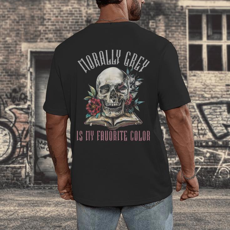 Dark Romance Spicy Fairy Tales Morally Grey Books Villain Men's Back Print T-Shirt