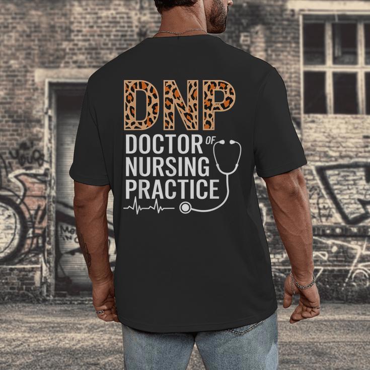 DNP Doctor Of Nursing Practice Medical School Graduation Men's Back Print T-Shirt