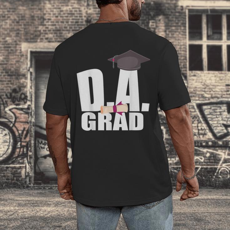 Doctor Of Arts Doctorate Graduation Son Daughter Shirt Men's Back Print T-Shirt