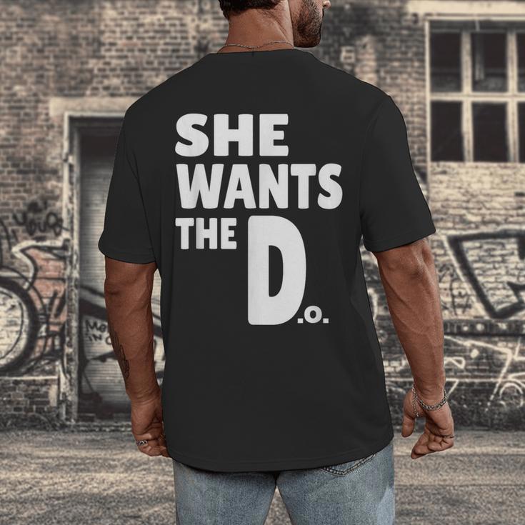 Doctor Of Osteopathic Medicine Graduation Men's Back Print T-Shirt