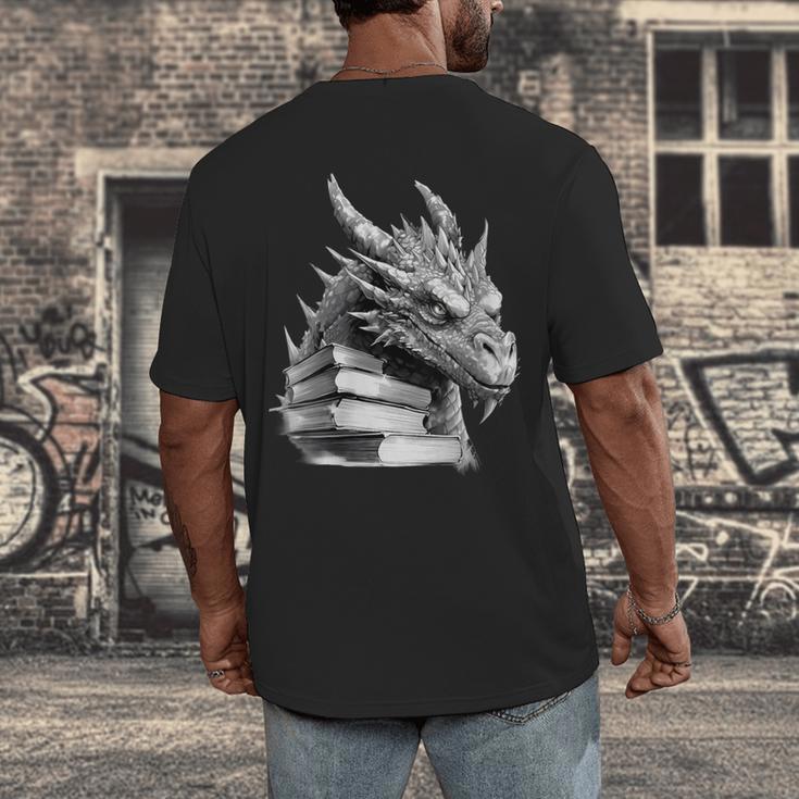 Dragon Book Men's Back Print T-Shirt