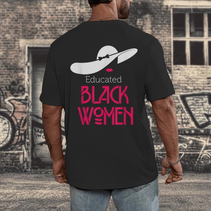 Educated Women Graduation Shirt Men's Back Print T-Shirt
