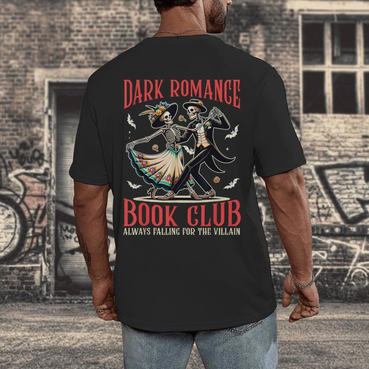 Enemies To Lovers Villain Reading Dark Romance Book Club Men's Back Print T-Shirt
