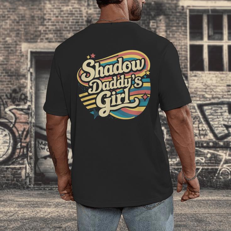 Fantasy Romantasy Book Retro Vintage Shadow Daddy Girl Men's Back Print T-Shirt Fantasy Romantasy Book Retro Vintage Shadow Daddy Girl Men's Back Print T-Shirt