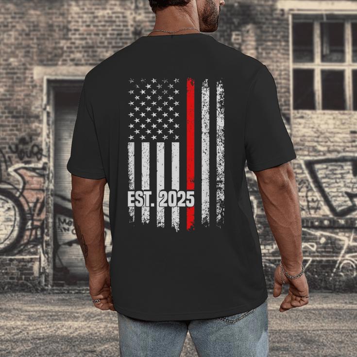 Fire Academy Survivor Firemen Fire School Graduation Men's Back Print T-Shirt