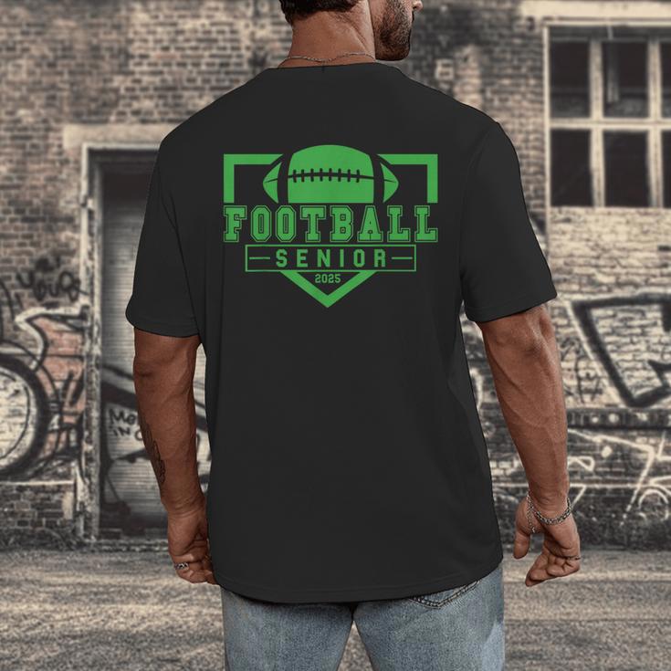 Football Senior Night Football Senior 2025 Graduation 24 Men's Back Print T-Shirt