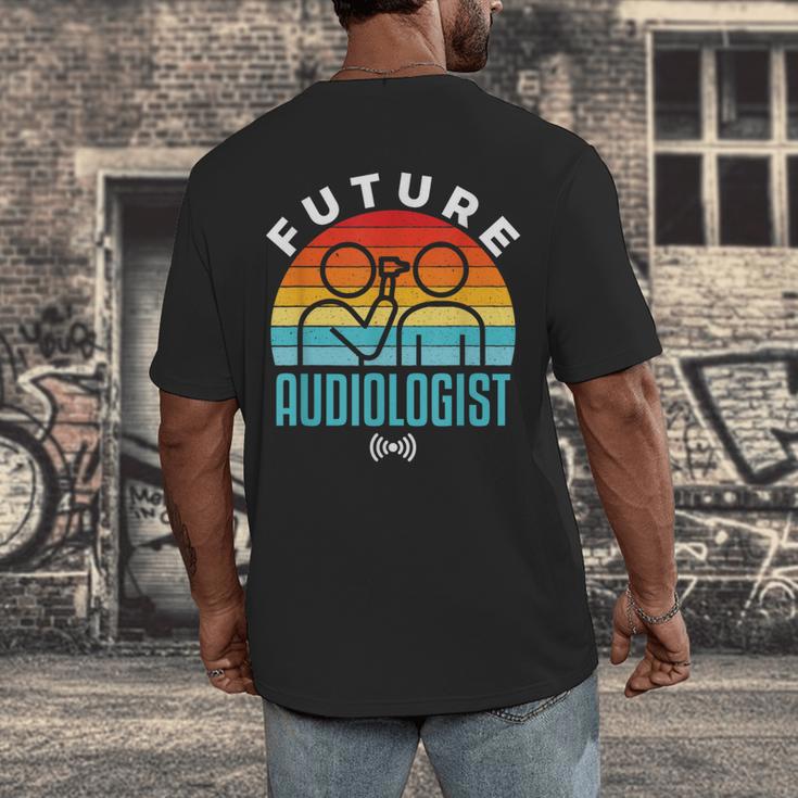 Future Audiologist Cool Audiology Student Graduation Men's Back Print T-Shirt