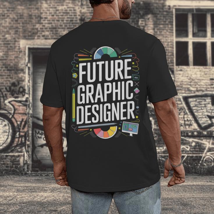 Future Graphic Er Graduation School Toddler Women Men Men's Back Print T-Shirt