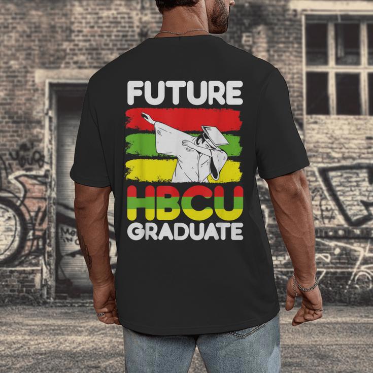 Future HBCU African American Gradute Graduation Men's Back Print T-Shirt