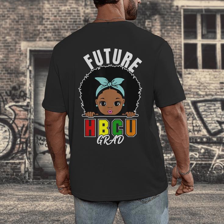 Future HBCU Grad Girl Graduation Historically College Men's Back Print T-Shirt