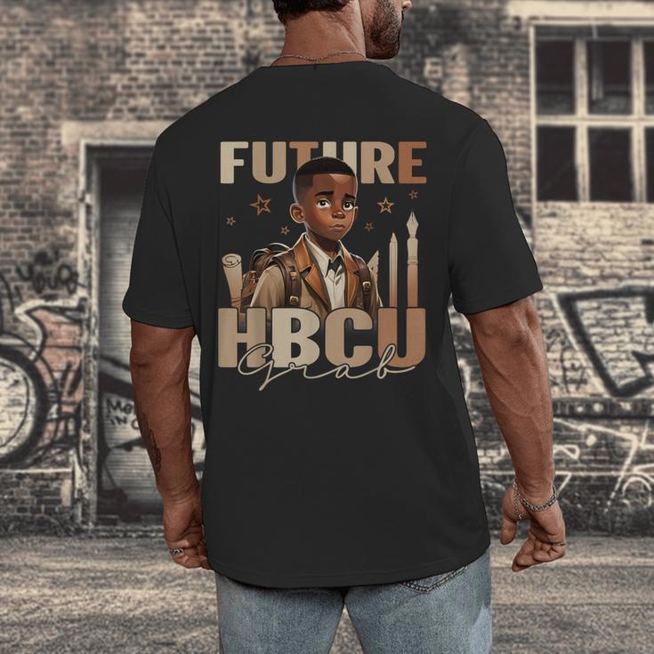 Future HBCU Grad History Boy Kids Graduation HBCU Men's Back Print T-Shirt