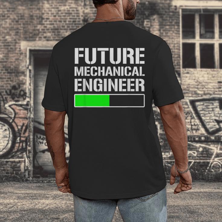 Future Mechanical Engineer Cool Graduation Men's Back Print T-Shirt