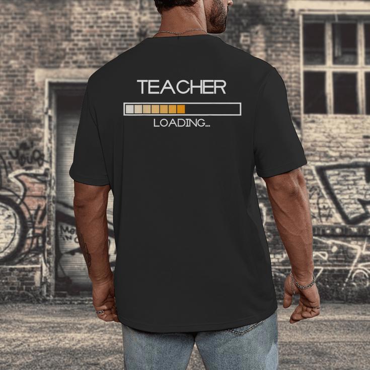 Future Teacher Loading Bar Graduation Teacher Men Women Men's Back Print T-Shirt