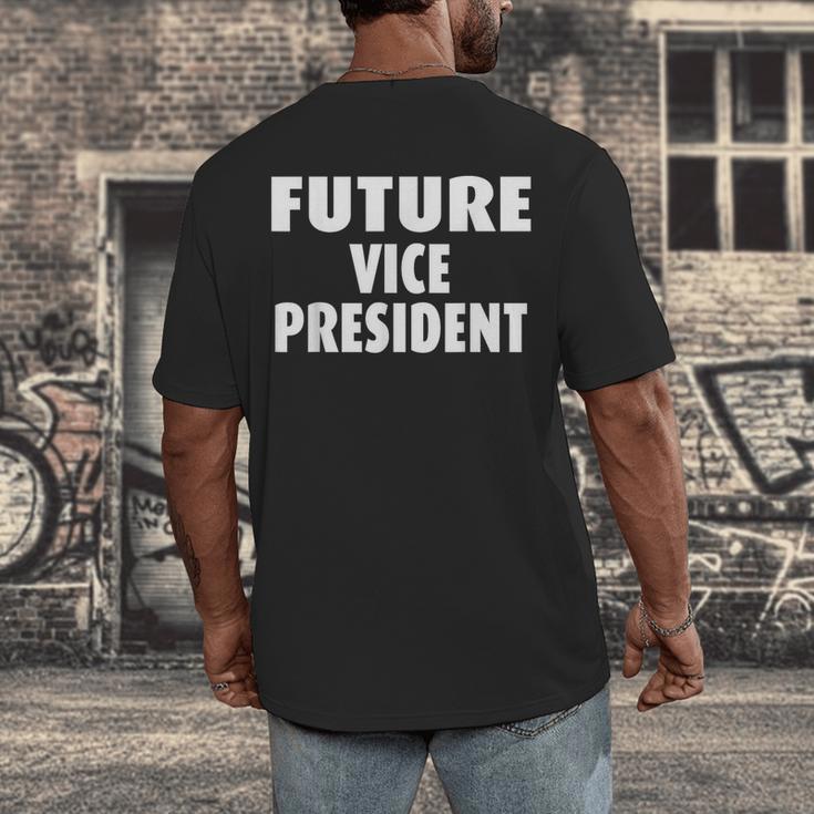 Future Vice President Graduation Men's Back Print T-Shirt