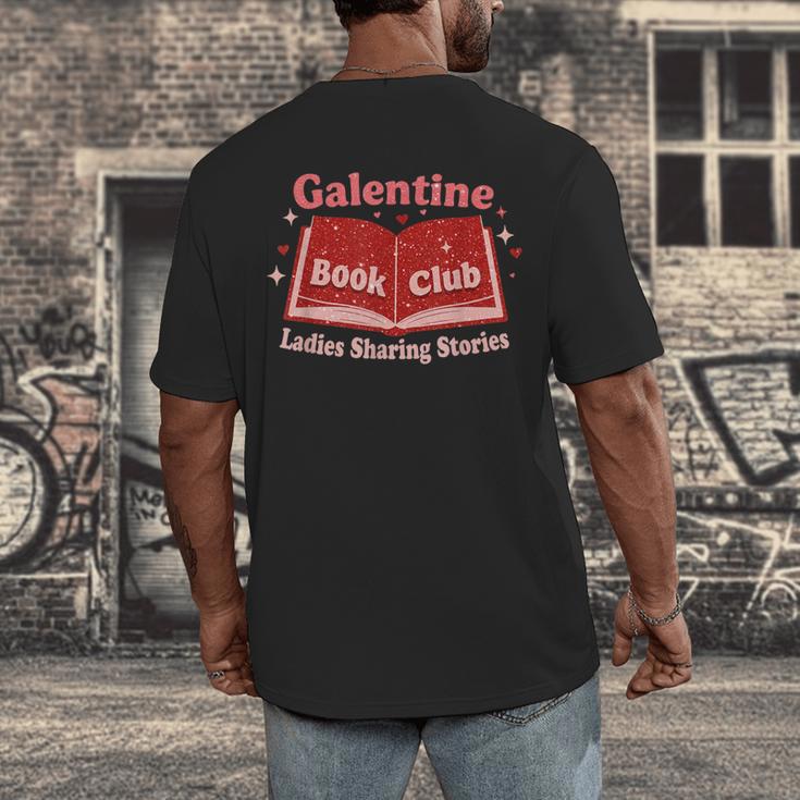 Galentine Book Club Men's Back Print T-Shirt Galentine Book Club Men's Back Print T-Shirt