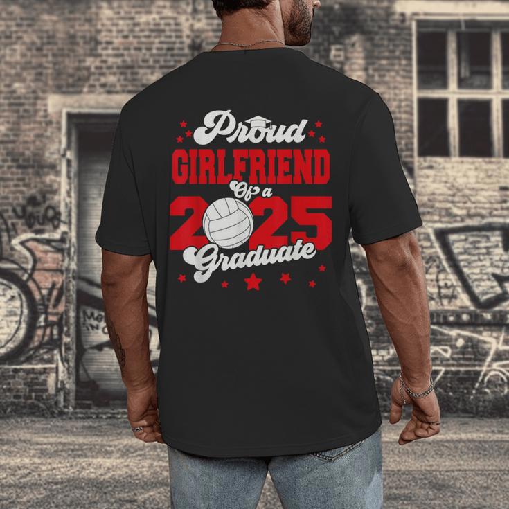 Girlfriend Of a 2025 Graduate Prom Graduation 25 VolleyBall Men's Back Print T-Shirt