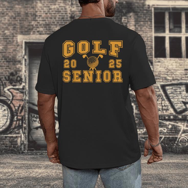 Golf Senior Night Golf Senior 2025 Graduation 14 Men's Back Print T-Shirt