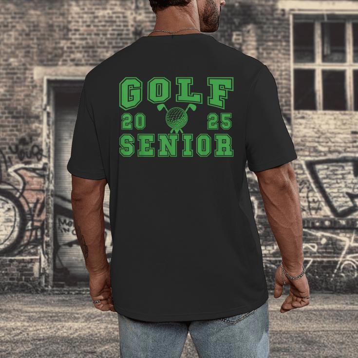 Golf Senior Night Golf Senior 2025 Graduation 32 Men's Back Print T-Shirt