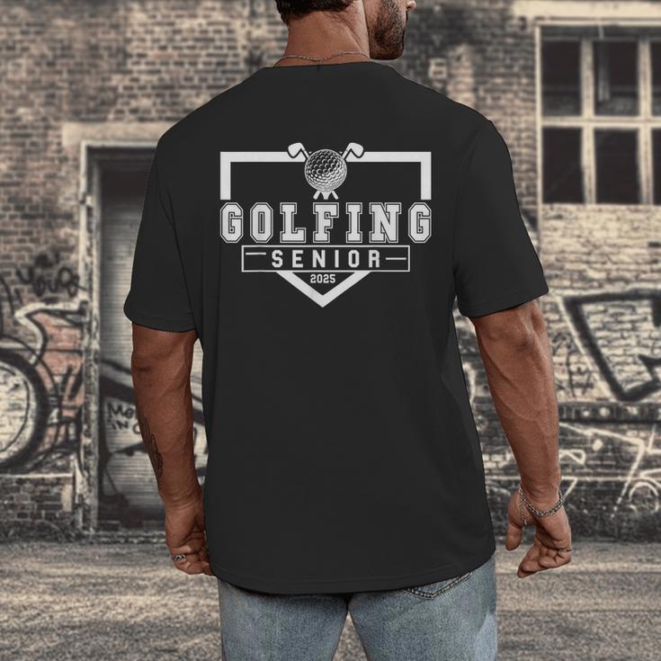 Golf Senior Night Golf Senior 2025 Graduation 6 Men's Back Print T-Shirt