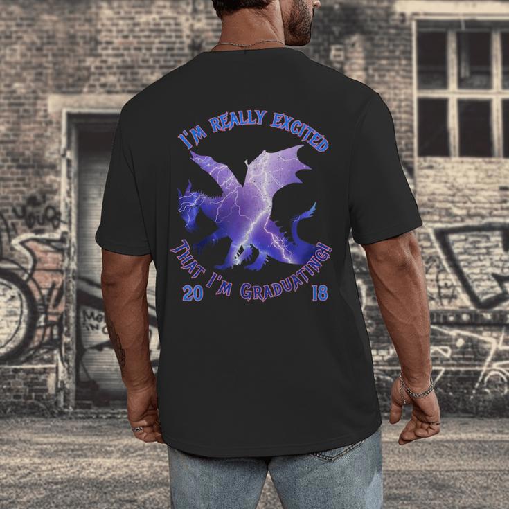 Graduation 2018 Tee-Shirt Men's Back Print T-Shirt
