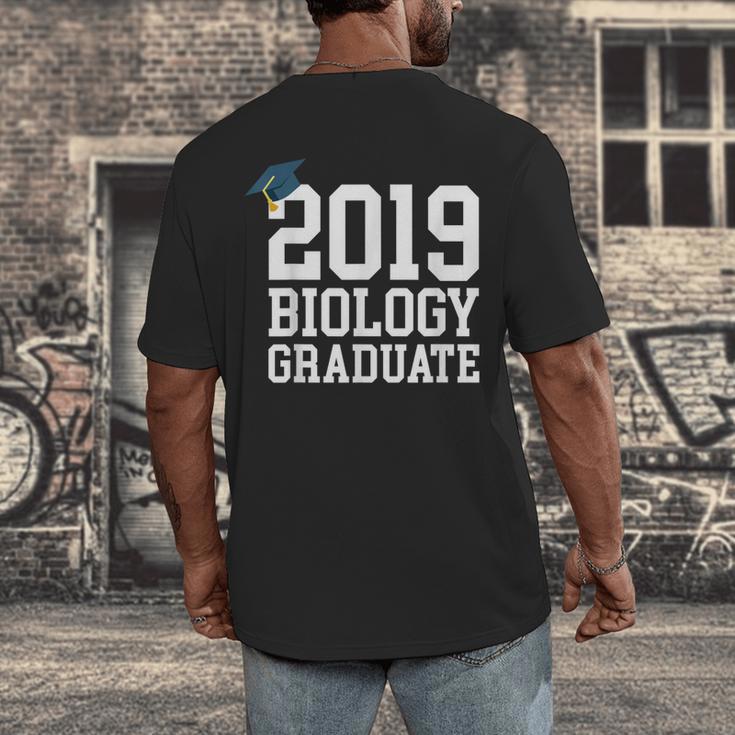 Graduation 2019 Biology Tshirt For Science Graduate Men's Back Print T-Shirt