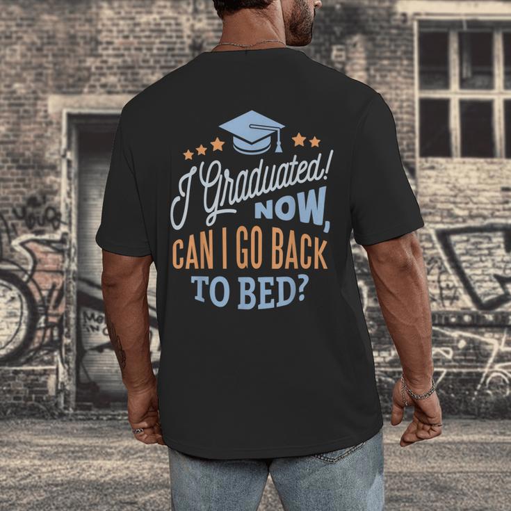 GRADUATION CLASS 2019 Now Back To Bed Senior Graduate Men's Back Print T-Shirt