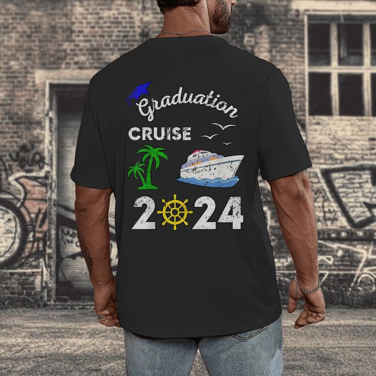 Graduation Cruise 2024 Ship Boat Vacation Summer Vacation Men Women Kids Men's Back Print T-Shirt