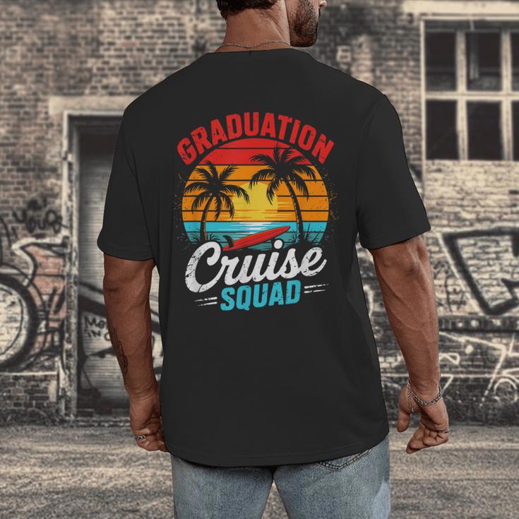 Graduation Cruise Squad 2025 Cruising Graduation Trip Men's Back Print T-Shirt
