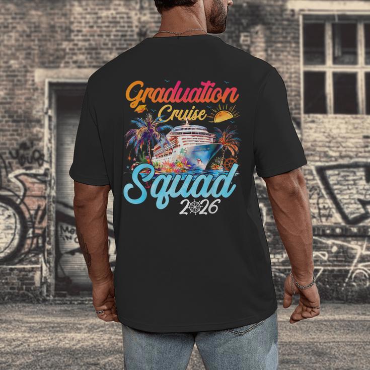 Graduation Cruise Squad 2026 Cruising Graduation Men's Back Print T-Shirt