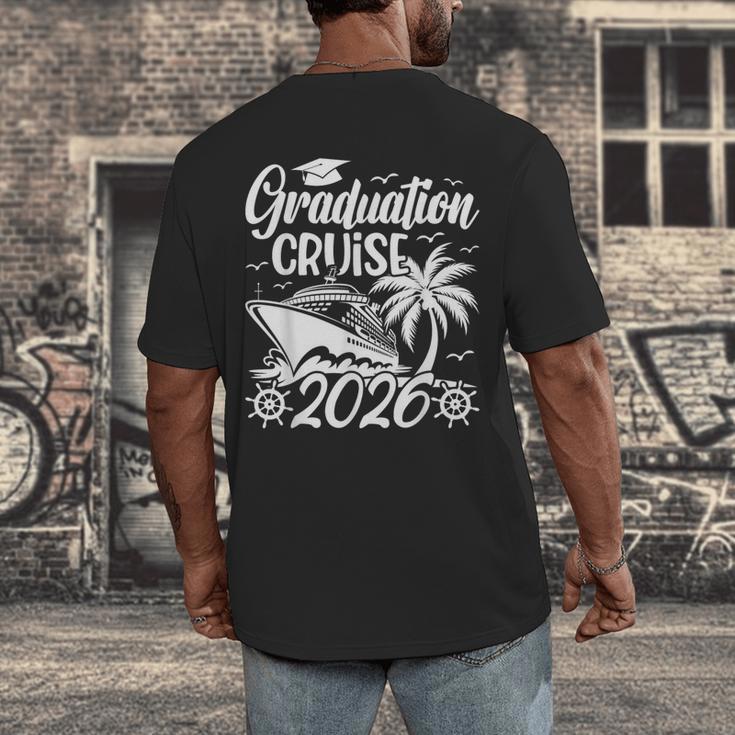 Graduation Cruise Trip 2026 Vacation Graduate Cruising Men's Back Print T-Shirt