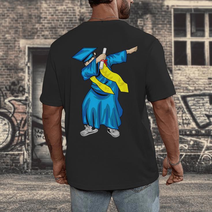 Graduation Dabbing 2018 Graduate Men's Back Print T-Shirt