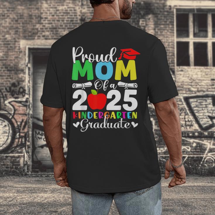 Graduation Proud Mom Of 2025 Kindergarten Graduate Men's Back Print T-Shirt