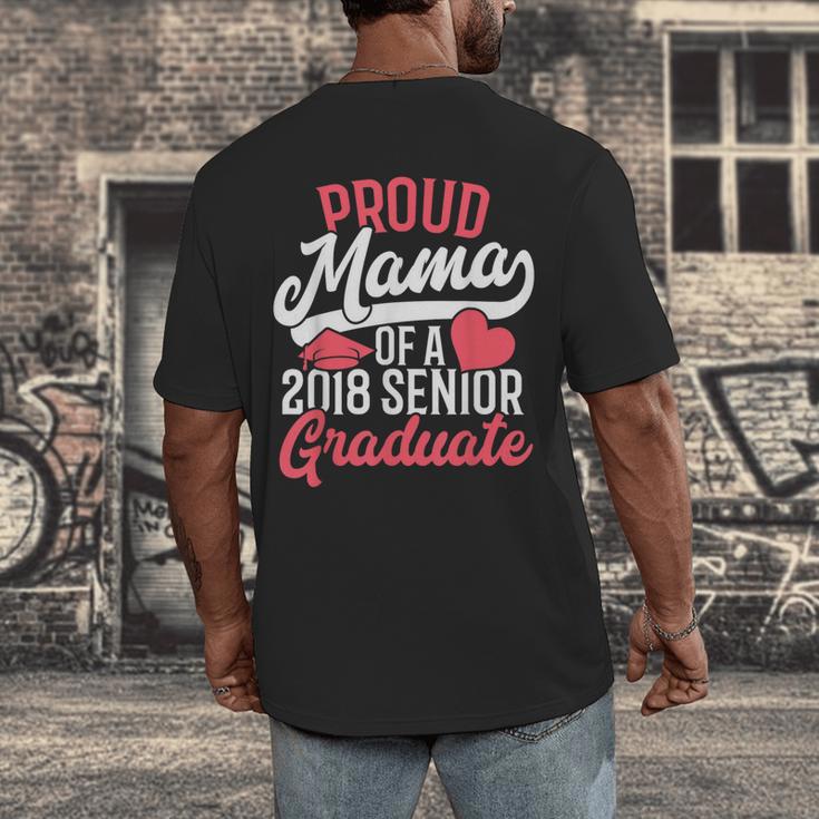 GraduationShirt For Mom Proud Mama Of 2018 Senior Tee Men's Back Print T-Shirt