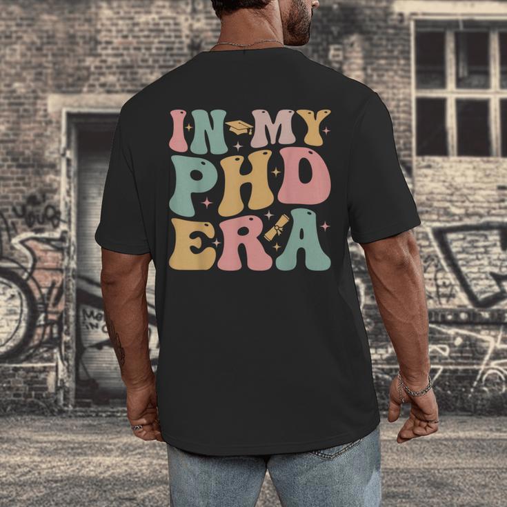 Groovy In My Phd Era Doctorate Graduation Men's Back Print T-Shirt